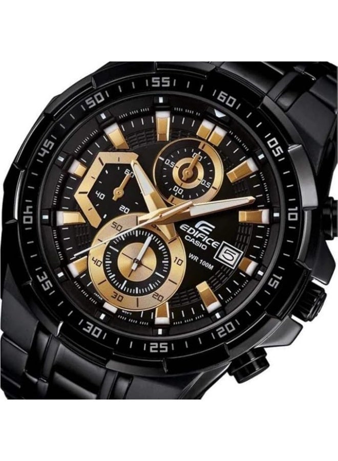 كاسيو Men's Edifice Water Resistant Chronograph Watch EFR-539BK-1AVUDF - Image 4